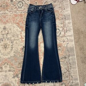 KanCan Dark Blue Flare Jeans